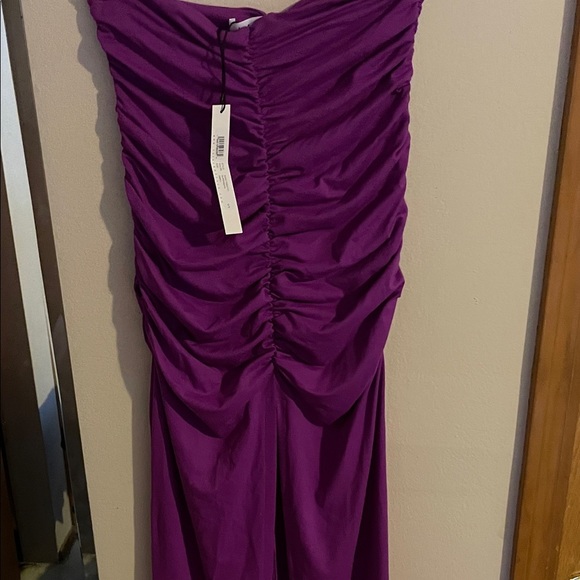 Susana Monaco Purple Midi Dress - Picture 2 of 5